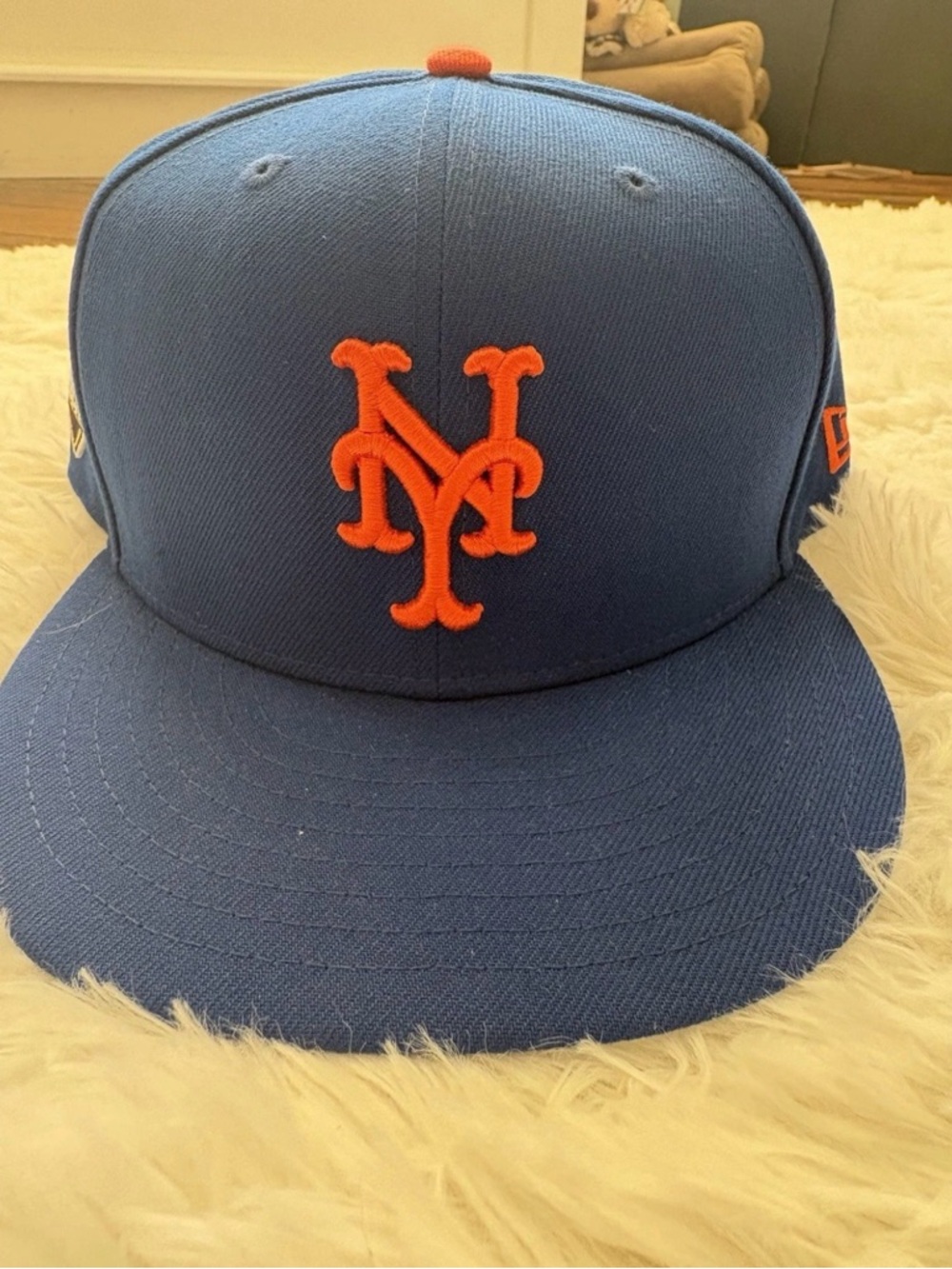 New Era Royal Blue and Orange NY Mets Snapback Hat